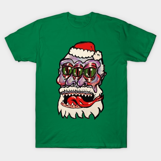 HO HO Horror T-Shirt by BigCandy540